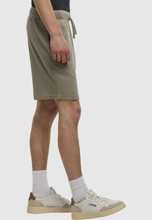 Waffle Sweat Shorts-3