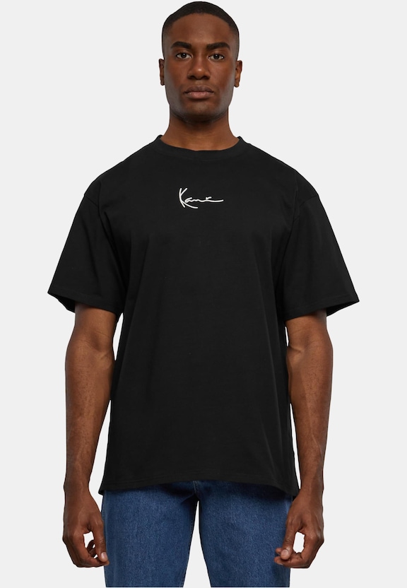 KK-T01-BLK-13 Karl Kani Small Signature Glow Logo Tee-0