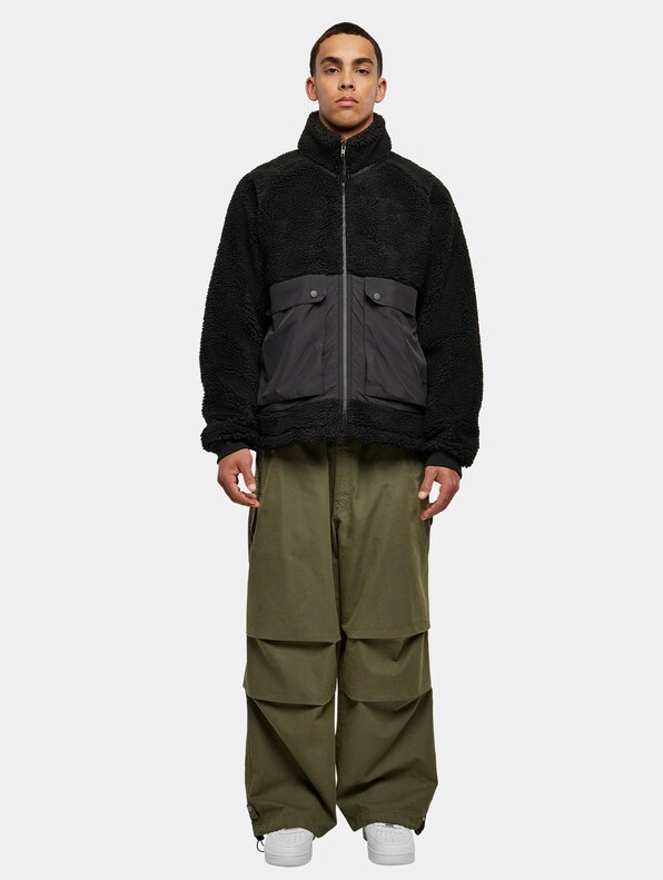 Short Raglan Sherpa Jacket-3