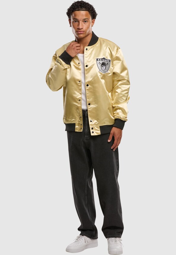 Mitchell & Ness NFL Fashion Lw Satin - Oakland Raiders Collegejacke-3