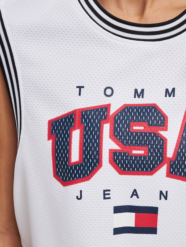 Tommy Jeans Crp Usa Basketball Crop Top-3