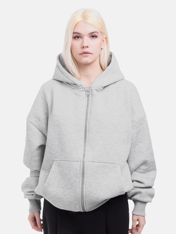 Prohibited Oversized Zip Hoodies-4