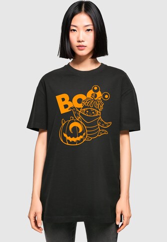 Ladies Monsters Inc - Halloween Boo Oversized Boyfriend Tee