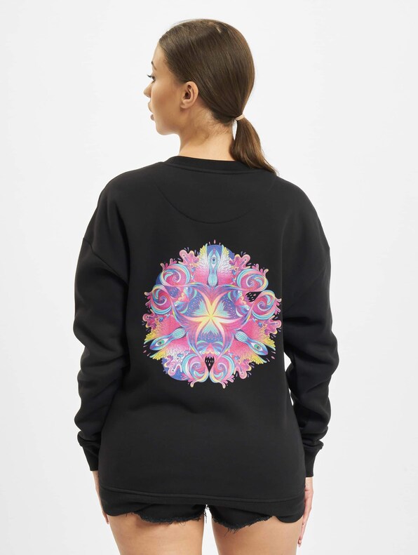 Ladies Psychadelic Mandala Crewneck-1