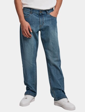 Straight Slit Jeans