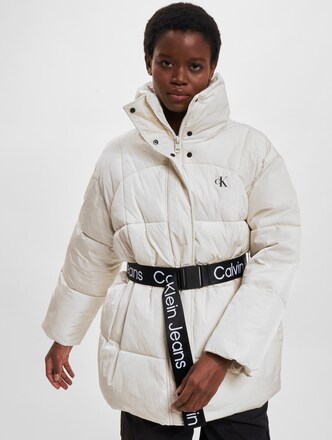 Calvin Klein Belted Long Puffer Jackets