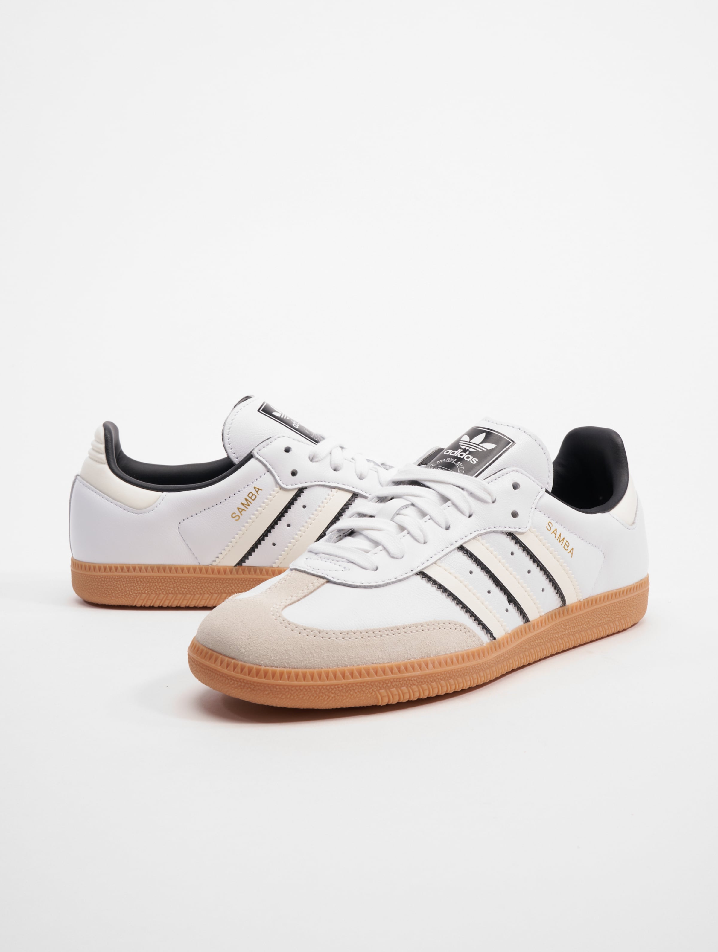 adidas Originals Samba Original Sneakers Frauen,Männer,Unisex op kleur wit, Maat 45 1/3