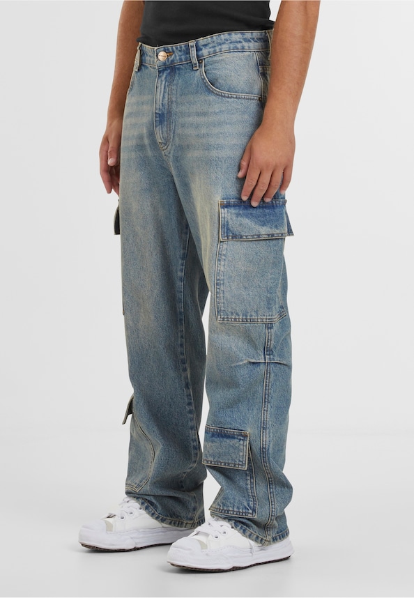 Vorin Cargo Baggy Jeans-2