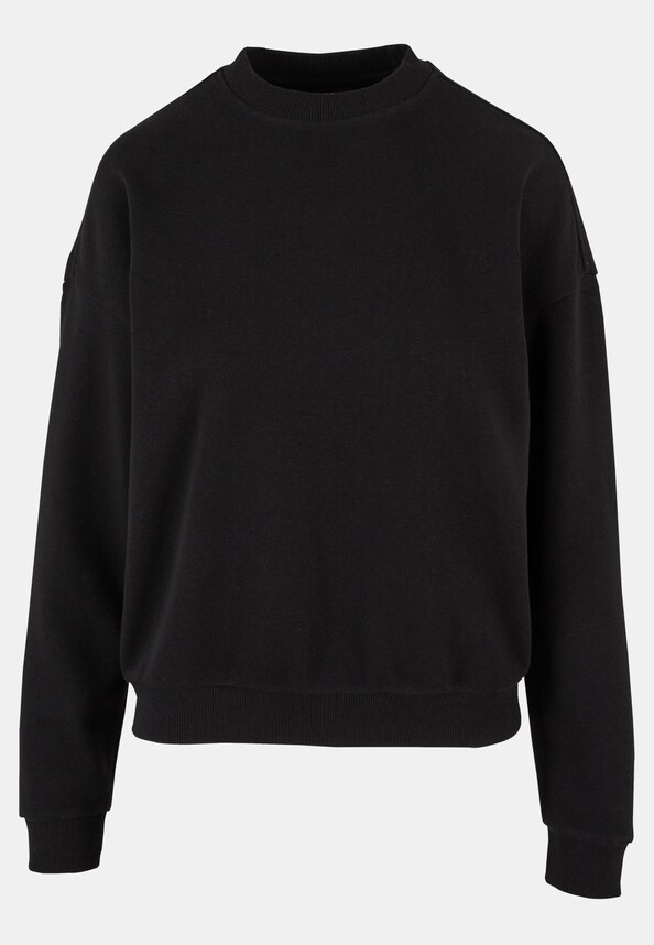 Ladies Oversized Light Terry Crewneck-2