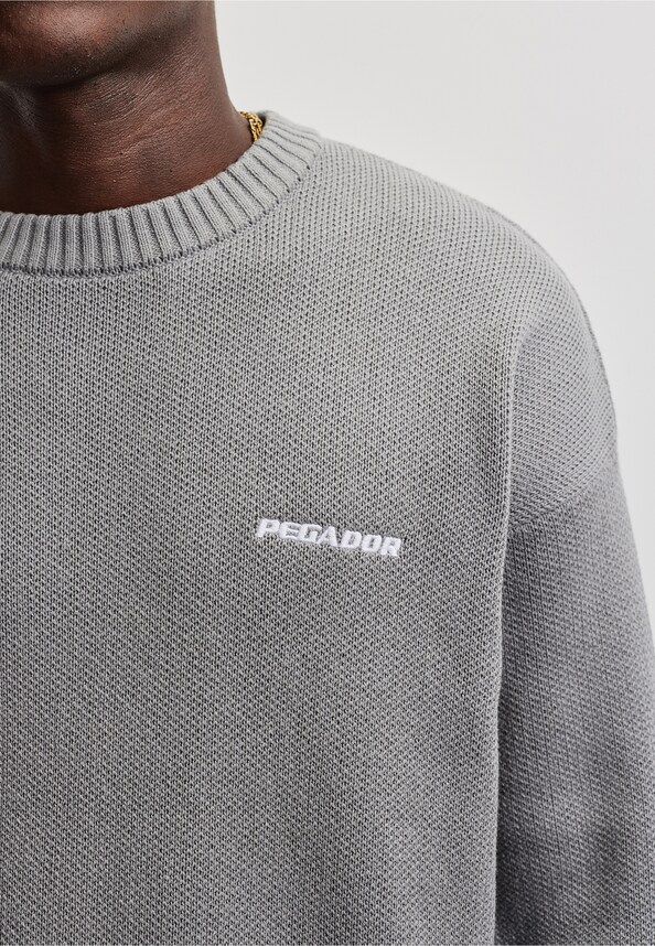 Logo Oversized Knit Sweater-4