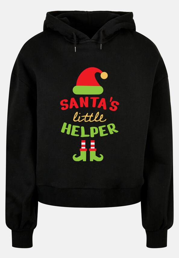 Ladies Christmas Santa´s Little Helper Hoody-4