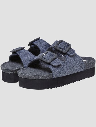 ROMIKA Women Felt Plateau Two-Strap Sandal