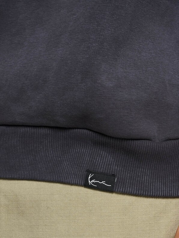 Woven Signature Washed Crew-4