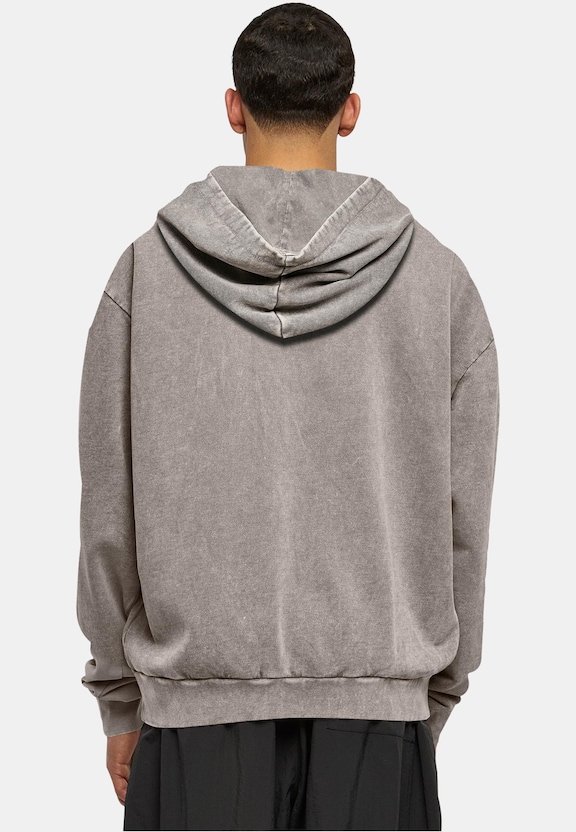 Think Different Acid Washed Oversize Hoody-1