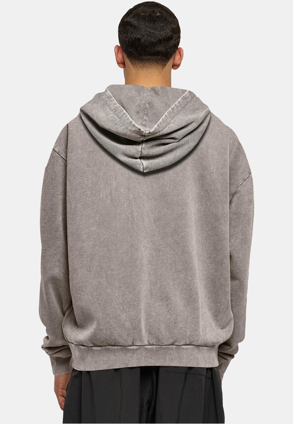 Think Different Acid Washed Oversize Hoody-1