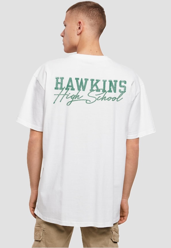 Stranger Things Hawkins Tigers Oversize Tee-1
