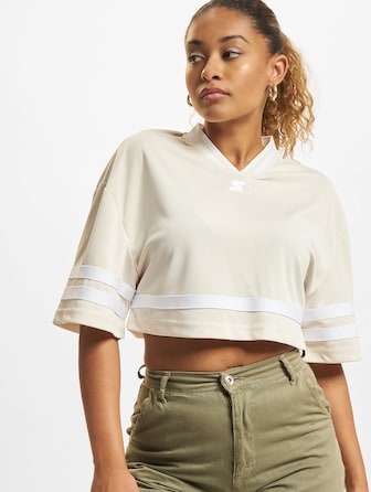 Ladies Cropped Mesh Jersey
