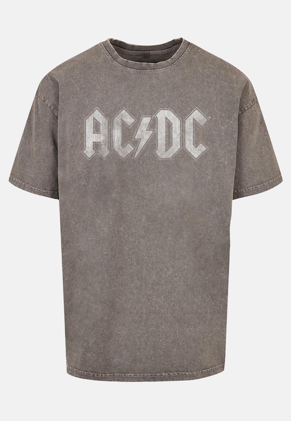 ACDC - Logo Acid Washed Oversize-2