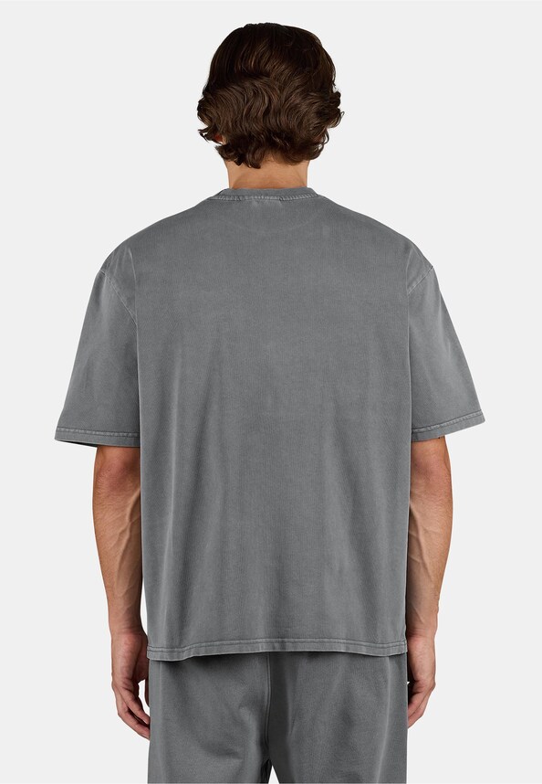 Logo Oversized Tee Vintage Grey-1
