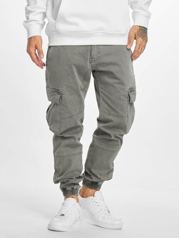 Washed Cargo Twill Jogging-8