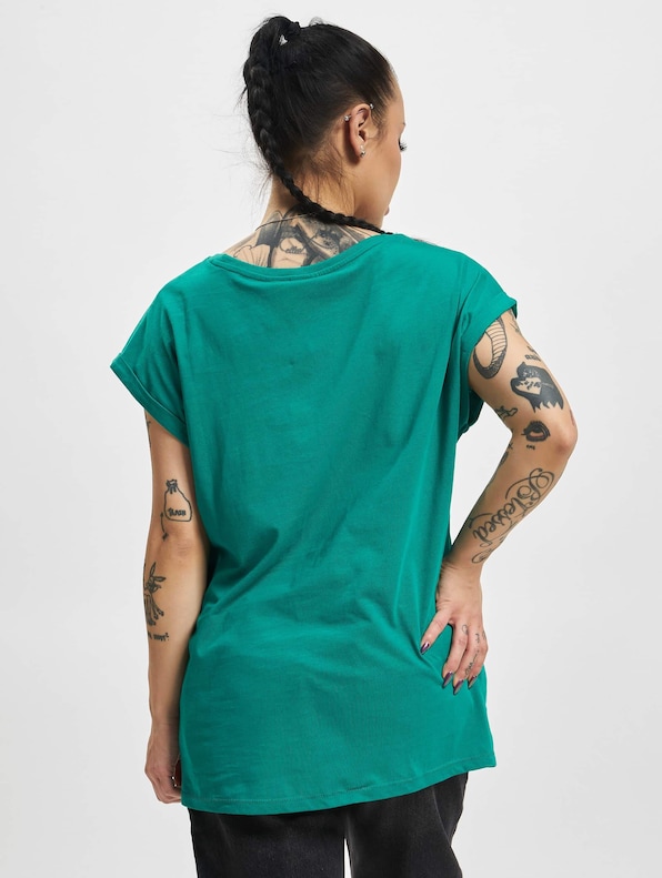 Ladies Extended Shoulder Tee-1