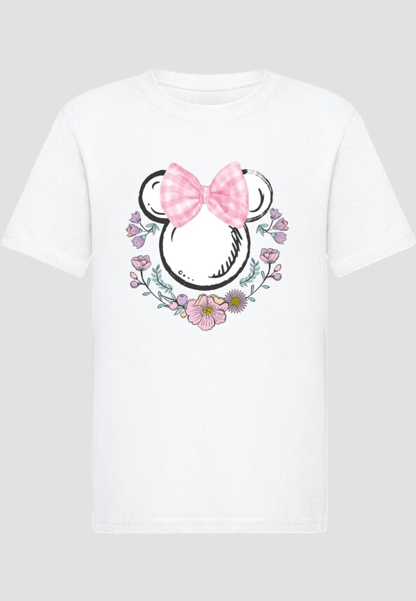 Kids Minnie Mouse - Flowers Logo Basic Tee 2.0-2
