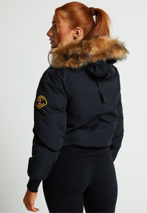 W GABELLIA HOODED BOMBER JACKET-1