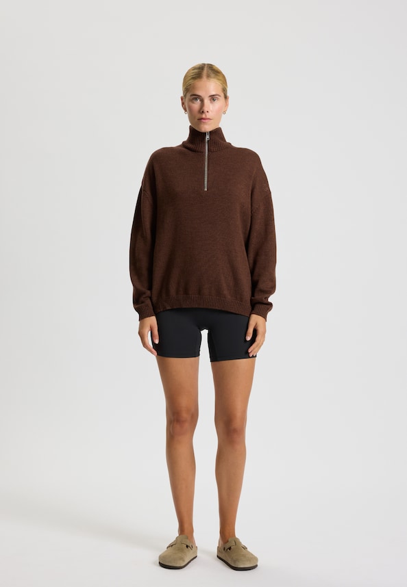 Wool Zip Cardigan Oslo-2