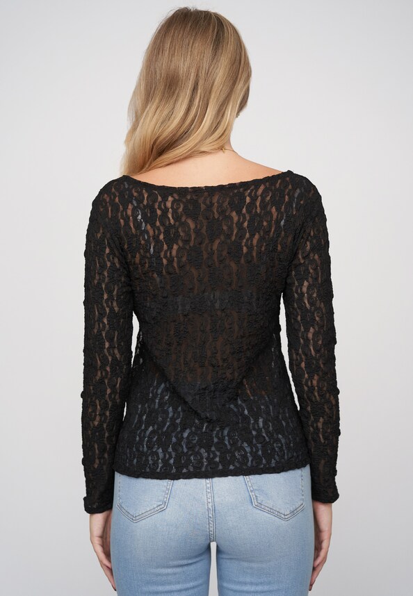 Longsleeve Lace Top-1