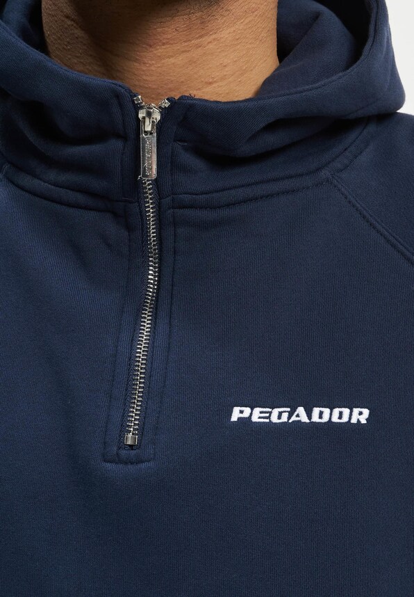 Logo Oversized Halfzip-2