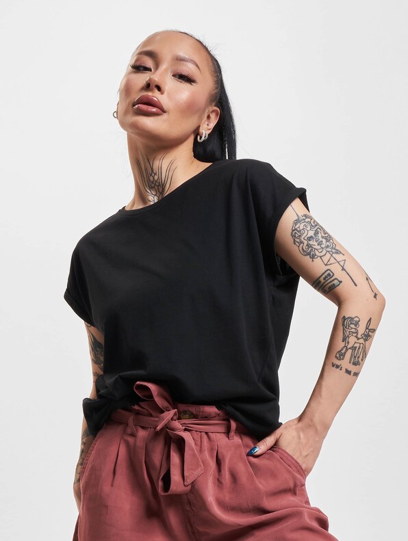 Ladies Extended Shoulder Tee 2-Pack-1