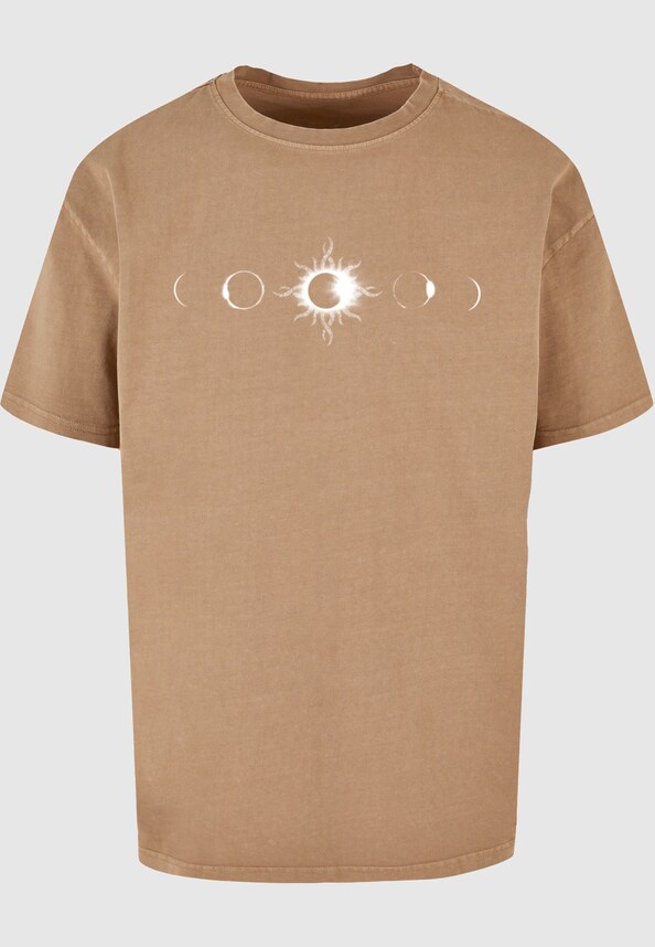Godsmack - Lunar Phases Acid Washed Oversize Tee-2