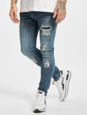 Heavy Destroyed Slim Fit Jeans