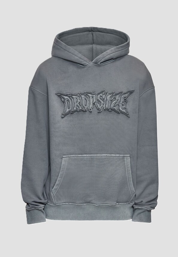 ULTRA ROUGH SELF FABRIC PATCH HOODIE-4