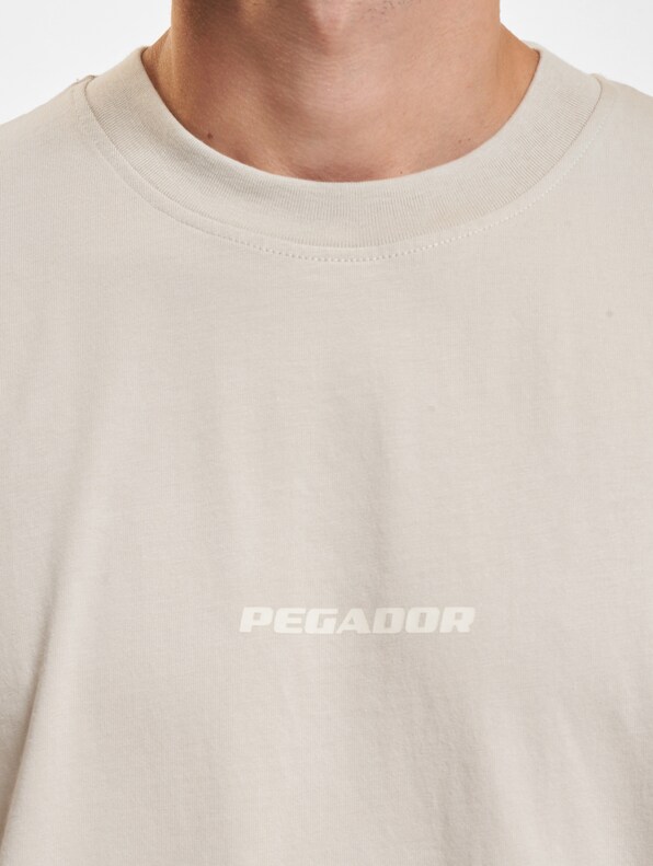 PEGADOR Colne Logo Oversized T-Shirts-4