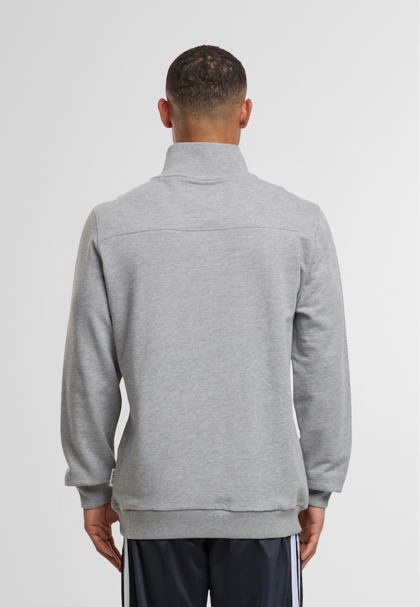 Curved Halfzip Sweatshirt-1