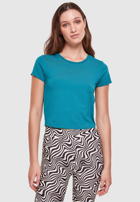 Ladies Stretch Jersey Cropped-0