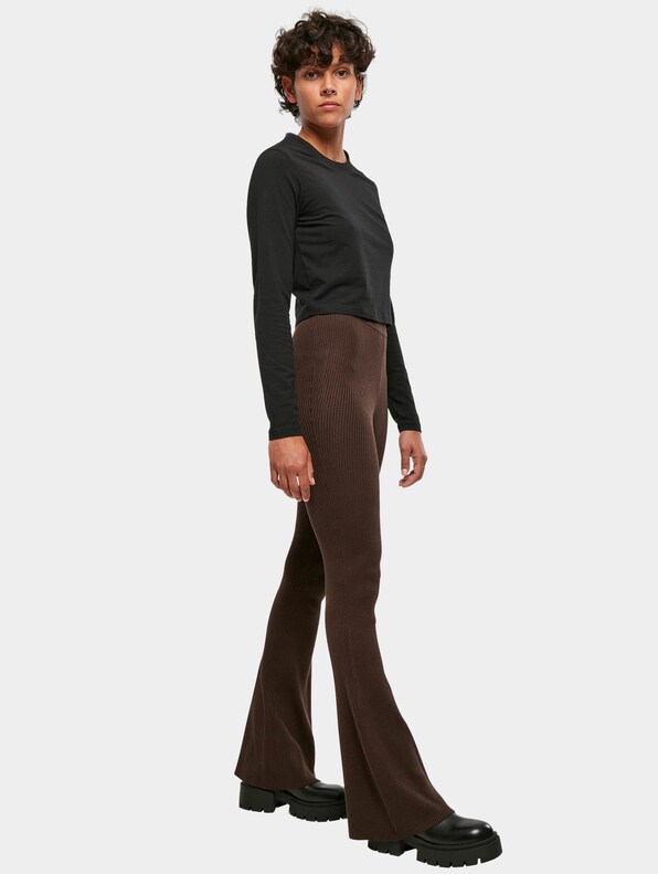 Ladies Rib Knit Bootcut-3