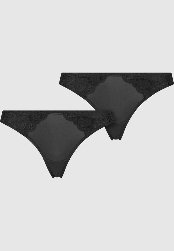 Ladies Lace Tanga 2-Pack-2