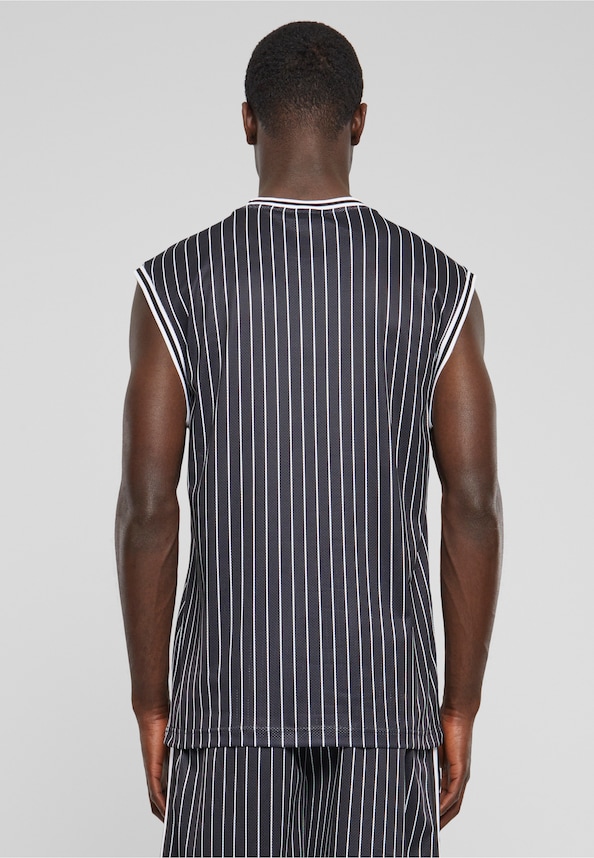 Striped Mesh Tanktop-1