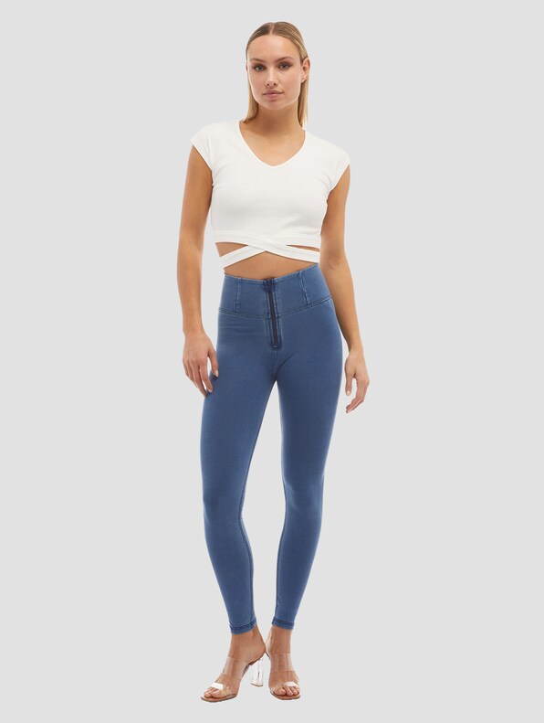 WR.UP Damen Push-Up Jeans High Waist-3
