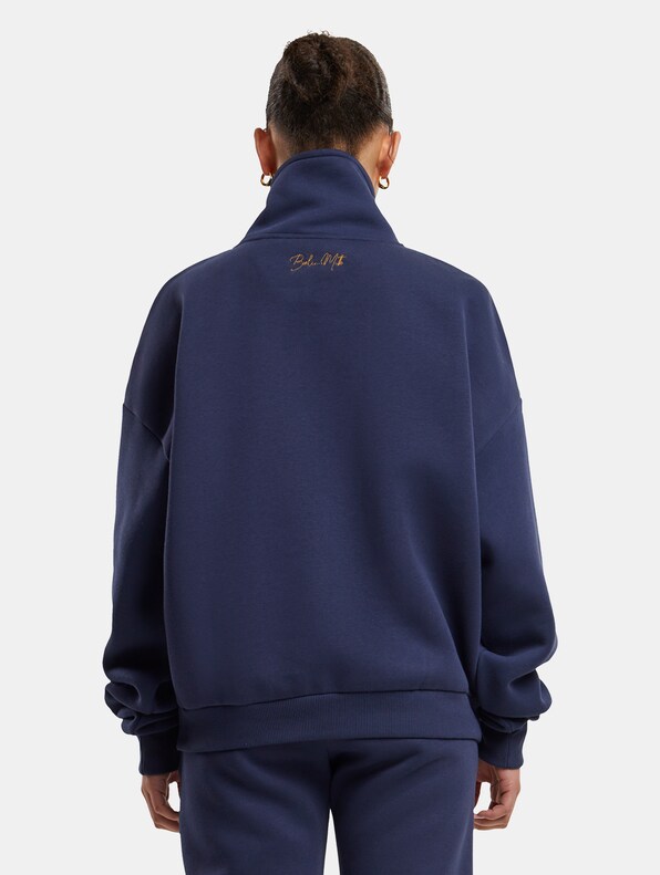 Prohibited Mitte Half Zip Hoodies-5