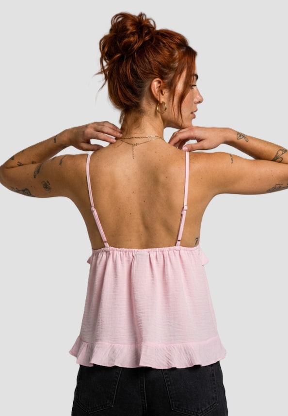 Ladies Ruffled Structured -1