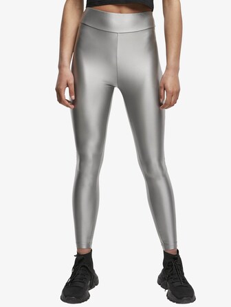 Ladies Highwaist Shiny Metallic