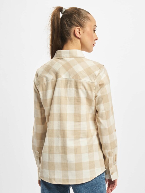 Ladies Turnup Checked Flanell-1