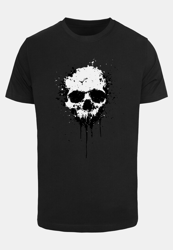 Artsy Skull Paint Tee-4