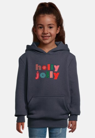 Kids Christmas Holly Jolly Mood Hoody