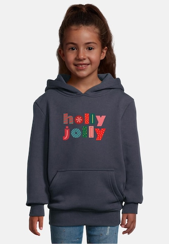Kids Christmas Holly Jolly Mood Hoody