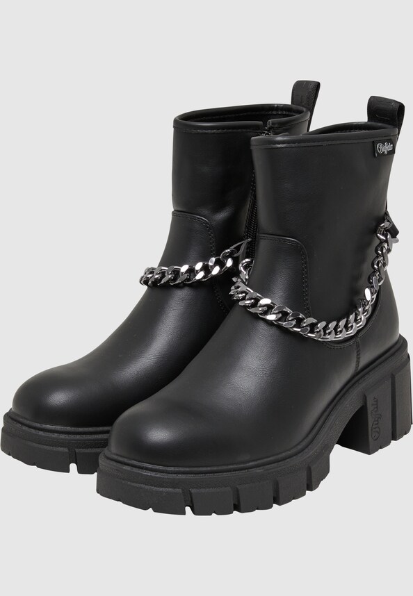 ZORA SOCK BOOTIE CHAIN - VEGAN NAPPA-0