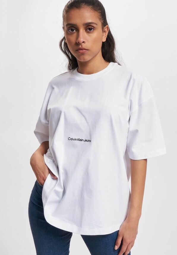 Calvin Klein Jeans Institutional Boyfriend T-Shirt-0